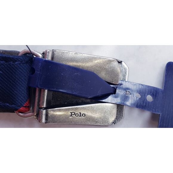 NWT POLO RALPH LAUREN Ryder Cup 6/15 Belt Red White Blue Men's 34 Retail $195 - Picture 5 of 14
